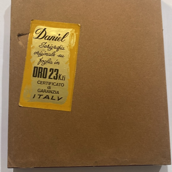 Antique Pinocchio framed art print  Italian artist - Picture 2 of 2